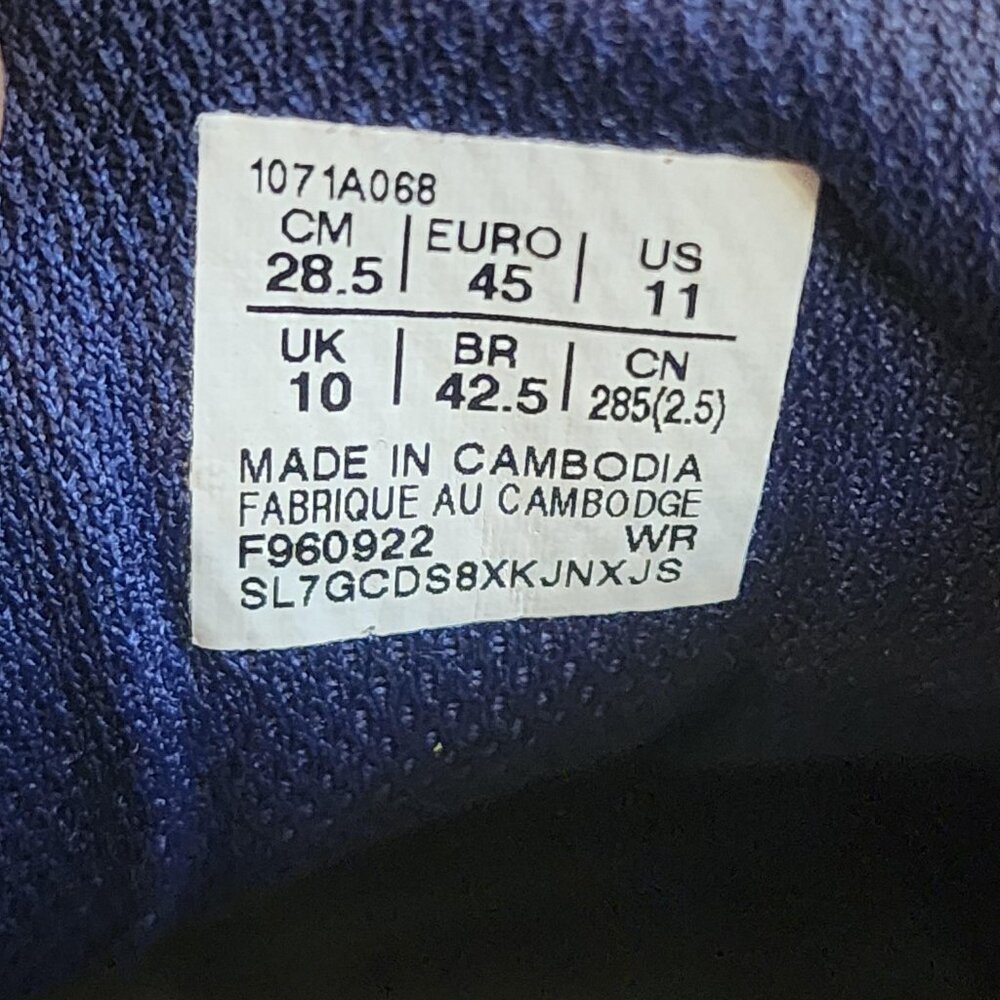 ASICS GEL-RENMA Shoes Mens Size 11 Indigo Blue Court Pickleball 1071A068-402 - Picture 13 of 14